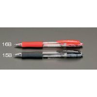 エスコ 0.7mm[黒]ボールペン EA765MG-15B 1セット(60本)（直送品）