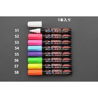 エスコ [橙/中字] 水性ネオボードマーカー EA765MW-58 1セット(30本)（直送品）