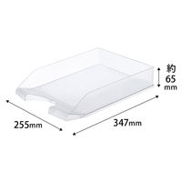 東京クラウン レタートレー（Ａ4） クリア 87201705 1個 23-7955-00-05　マツヨシカタログ（直送品）