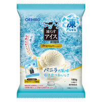 ぷるんと凍らすアイス　プレミアム　バニラ　1セット（1袋（10個入）×2）　凍らせるアイス　ミニパウチタイプ