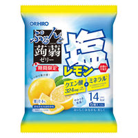 ぷるんと蒟蒻ゼリー　塩レモン　1セット（1袋（6個入）×6）　こんにゃくゼリー　ミニパウチタイプ