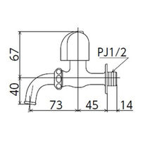 KVK 吐水口回転形水栓節水チップ内蔵 K11E 1台（直送品）