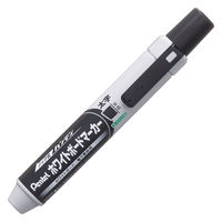 ぺんてる ノック式 ハンディホワイトボードマーカー 太字・平芯 黒 MWXN6M-A 1本（わけあり品）