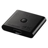HDMI 切替器 2入力1出力/1入力2出力 双方向切替 セレクター 黒 DH-SW4KBD21BK/E エレコム 1個（わけあり品）