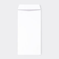 透けない封筒（ケント紙）　長3〒枠あり　１袋（50枚入）　ムトウユニパック（わけあり品）