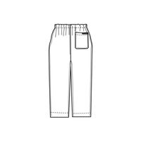 【在庫一掃セール！8/31まで】【再検品商品】KAZEN 男女兼用手術スラックス 155-98-M 1枚　スクラブ（わけあり品）