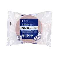ニチバン 布粘着テープ 102RN1ー50 赤 50mm×25ｍ 1巻