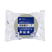 ニチバン 布粘着テープ 102RN3ー50 緑 50mm×25ｍ 1巻