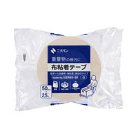 ニチバン 布粘着テープ 102RN5ー50 白 50mm×25ｍ  1巻