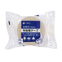 ニチバン 布粘着テープ 102RN7ー60 黄土 60mm×25ｍ  1巻