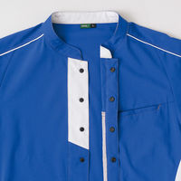 アイトス 半袖ジャケット(男女兼用) ブルー SS 1942-006-SS 1942 1着（直送品）