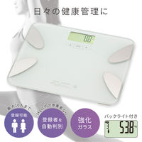 オーム電機 体組成計KG12R2ーW HB-KG12R2-W 1台