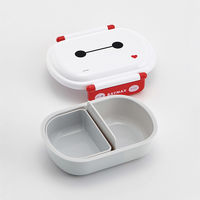 スケーター QAF2BA 食洗機対応 ふわっとフタタイトランチボックス小判 【ベイマックス 26】 719936-QAF2BA 1個（直送品）