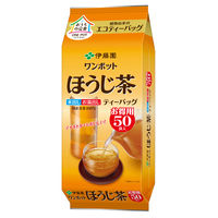 【水出し可】伊藤園 ワンポット ほうじ茶 エコティーバッグ 1セット（150バッグ：50バッグ入×3袋） お茶 大容量