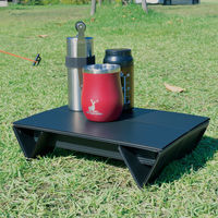 パール金属 カルイーナ コンパクト折り畳みテーブル (ブラック) UC-0616 1個（直送品）