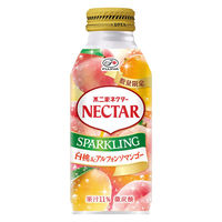 伊藤園 不二家 ネクタースパークリング 白桃＆アルフォンソマンゴー 380ml 1セット（48缶）