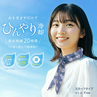 大作商事(株) ネッククーラー 冷感持続20時間 マジクールスカーフ ペイズリーブルー DNIMC3F-PB 1本（直送品）