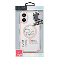 PGA iPhone 17用 MagSafe対応 エアクッションケース サクラ PG-25AMA03PK 1個（直送品）