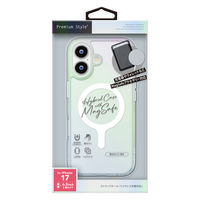 PGA iPhone 17用 MagSafe対応 ハイブリッドケース オーロラ PG-25AMH04AR 1個（直送品）