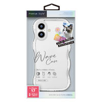 PGA iPhone 17用 ウェーブケース クリア PG-25AWH01CL 1個（直送品）