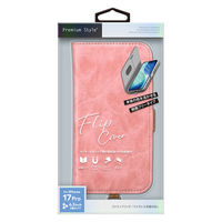 PGA iPhone 17 Pro用 フリップカバー ダスティピンク PG-25BFP03PK 1個（直送品）