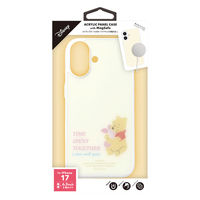 PGA iPhone 17用 MagSafe対応 アクリルパネルケース くまのプーさん PG-D25AMP03POO 1個（直送品）