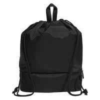 adidas(アディダス) ナップサック バッグ キッズ ジムバッグ NS ブラック P2963 1個（直送品）