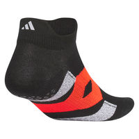 adidas(アディダス) 靴下 ソックス ランニング パフォーマンス ソックス S ブラック／ルシッドレッド KLA20 1セット（2足）（直送品）