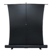 エスコ 2314x2245mm スクリーン(床置き式/アスペクトフリー) EA761LM-133 1台（直送品）
