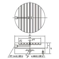 カネテック 永磁チャック RMC-ED16 1UNT（直送品）