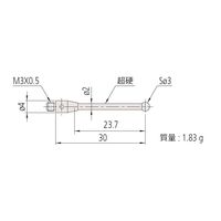 ミツトヨ MS3ー3R23.7 06ABN824 1PC（直送品）