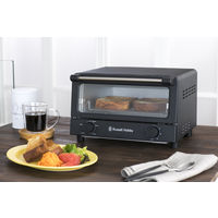 Russell Hobbs（ラッセルホブス） オーブントースター 7740JP-BK マットブラック 4枚焼き パン グリル