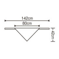 住商モンブラン バンダナ 兼用 ライトグレー F SH006-91 1枚（直送品）