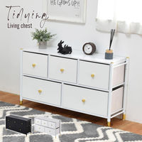 【軒先渡し】B.Bファニシング Tidying 収納チェスト 幅1000×奥行315×高さ580mm ホワイト 1台（直送品）