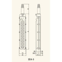 新晃電機 クレーン・ホイスト用押釦スイッチ SBN型 SBN-8B-WH 1個（直送品）
