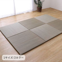 イケヒコ ふわかる ユニット畳 820×820mm ブルー 1020460040104 1枚（直送品）