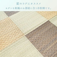 イケヒコ DXサラ い草カーペット 2610×2610mm ブラウン 1030280060402 1枚（直送品）