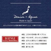 イケヒコ ルークス い草ラグ 950×1500mm ブルー 1050630161202 1枚（直送品）