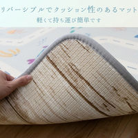 イケヒコ BD地図 リバーシブル マット 1000×1500mm 1302810015101 1枚（直送品）