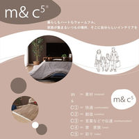 イケヒコ モルデ グレー 200×250cm 1331030130802 1個（直送品）