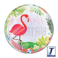 490mmバブルバルーン00013:TROPICAL BIRTHDAYPARTY 0201444011 1セット(10枚入)（直送品）