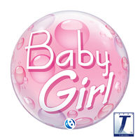 株式会社TakaraTec 490mmのバブルバルーン00033: BABY GIRL PINK 0201444031 1セット(10枚入)（直送品）