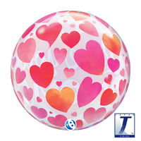 490mmののバブルバルーン00043: LOVE YOU MOM PINK 0201444041 1セット(10枚入)（直送品）