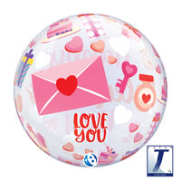 490mmバブルバルーン00037: EVERYTHING VALENTINES 0201444035 1セット(10枚入)（直送品）