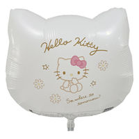 サンリオキティダイカットバルーン 風船 装飾 イベント お祭り リボン紐付き 0204010315 1セット(10枚入)（直送品）