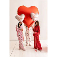 株式会社TakaraTec ホワイトLOVE ハートデザインフィルムバルーン風船装飾イベントパーティー 0210330053 1袋（直送品）