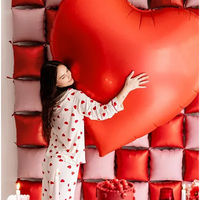 株式会社TakaraTec XXLサイズの大きな ハートレッド バルーン風船 装飾 イベント パーティー 0210360001 1袋（直送品）