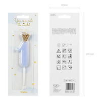 株式会社TakaraTec キャンドル ナンバー1 ライトブルー パーティー 誕生日 ケーキ 0525050001 1個（直送品）