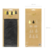 株式会社TakaraTec タッセルガーランド ゴールド&ブラック イベント パーティー 0525072000 1個（直送品）