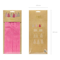 株式会社TakaraTec タッセルガーランド ミックス ピンクパステル イベント パーティー 0525072002 1個（直送品）